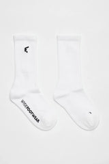 Anatomic Socks Signature Embroidered White
