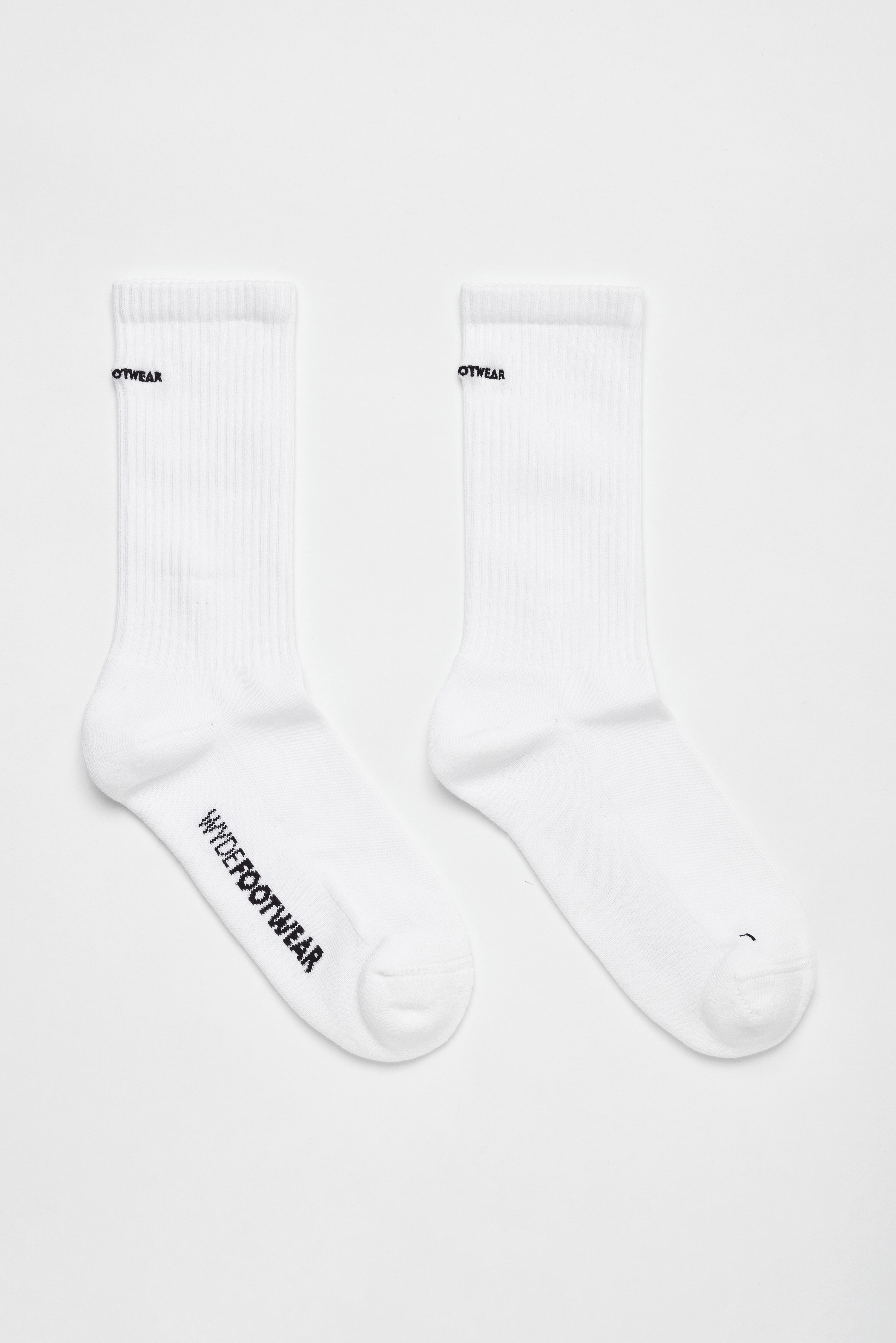Anatomic Socks Back Embroidered White