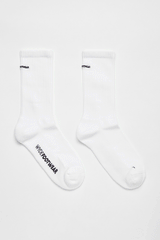 Anatomic Socks Back Embroidered White